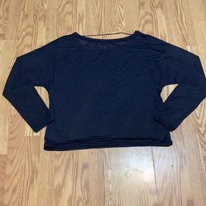 Lululemon long sleeve shirt size 6 color blue